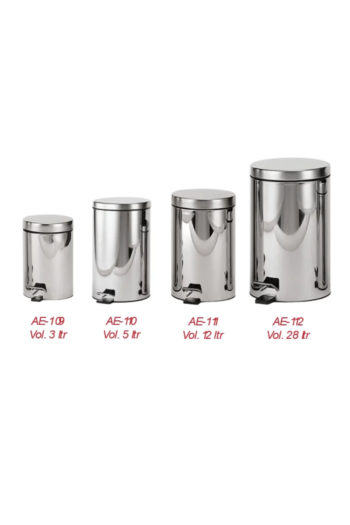 Round Dustbin with Foot Pedal